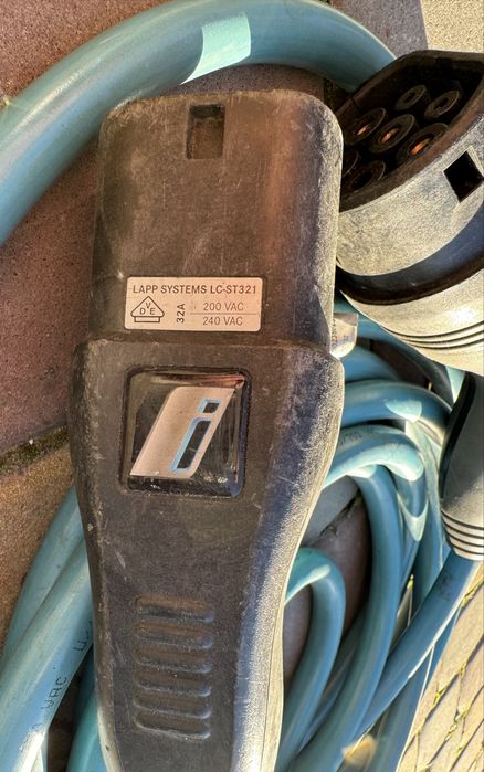 Зарядний кабель 32А Type2