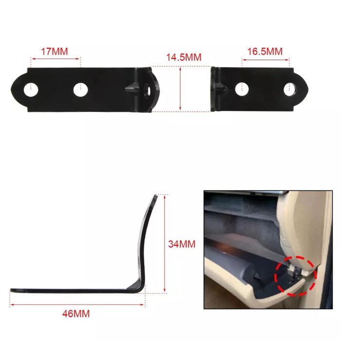 Петлі Бардачка Рем Комплект Audi,A4,B6,B7,Ауді,А4,Б6,Б7