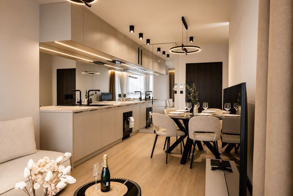 NOHO Młyny Mogilska | Apartament Premium | 2 pokoje | Klimatyzacja | Bezpośrednio od właściciela
