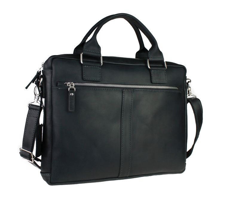 Сумка для документів велика шкіряна А4 SULLIVAN smg7-1(45) чорна