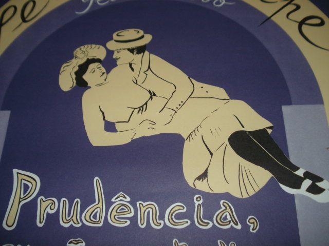 Raro Cartaz de teatro - 1981 - PRUDÊNCIA, EU NÃO GOSTO DISSO