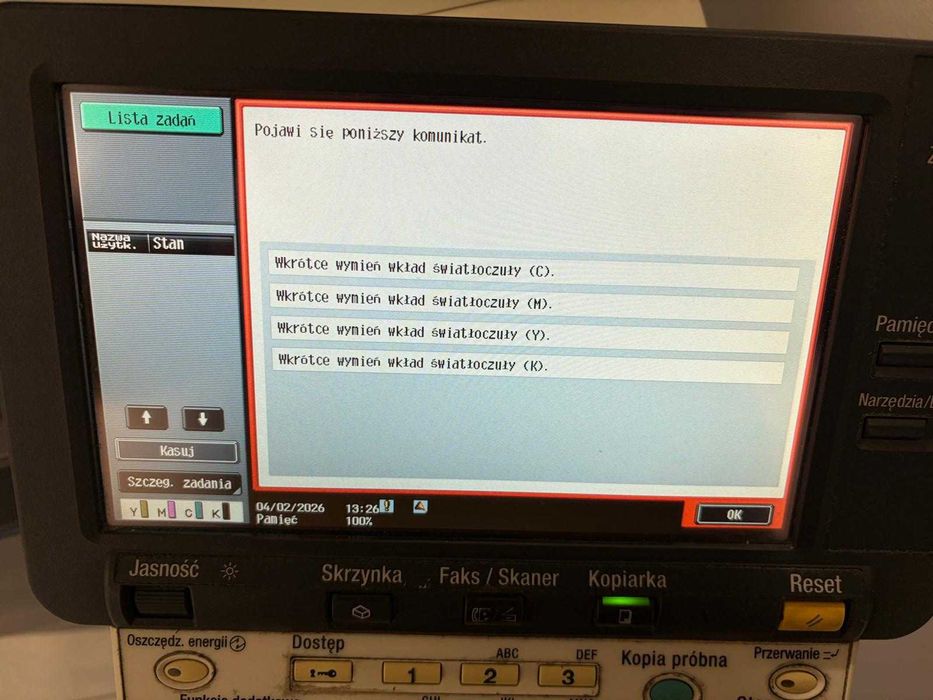 Konica minolta bizhub C253 sprawna