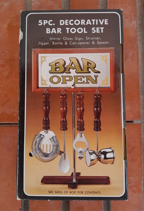 Conjunto de utensílios de bar