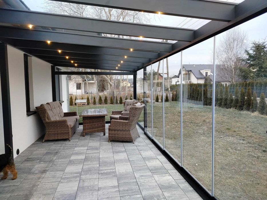 Zadaszenie tarasu,pergola,patio,aluminium -szkło