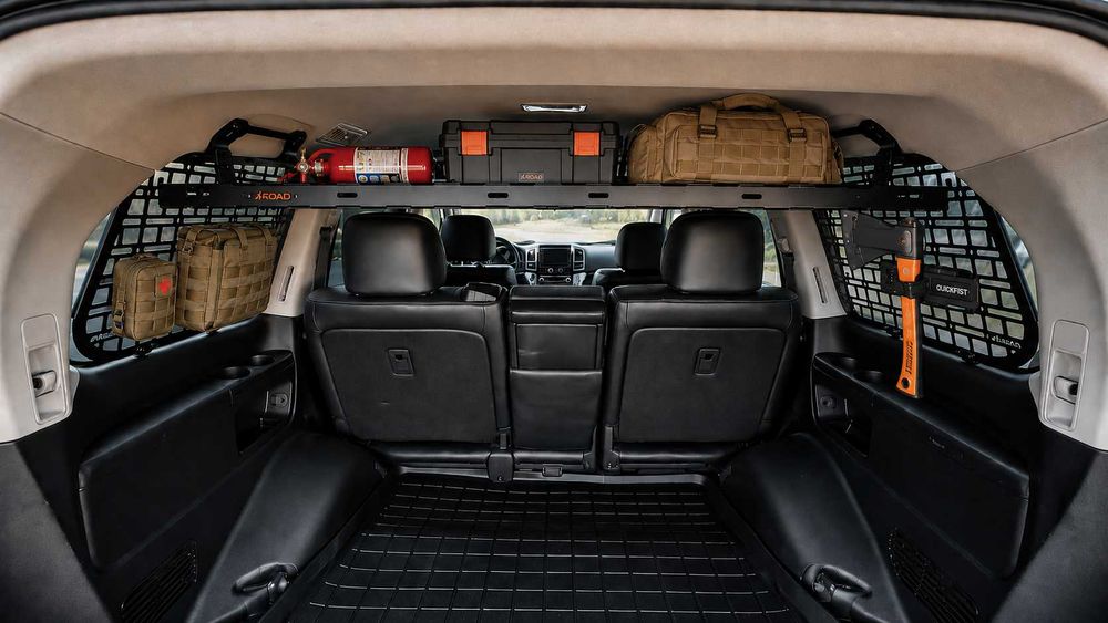 MOLLE-панелі на вікна Toyota Land Cruiser 200 / 100 XRoad Органайзер у багажник