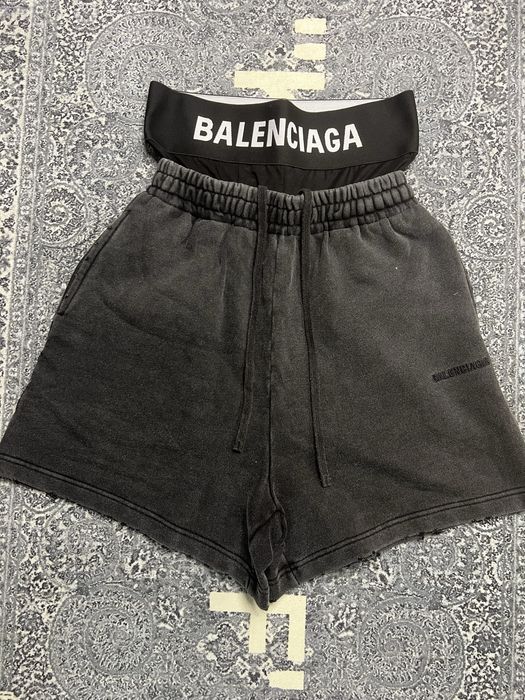 шорти balenciaga, balenciaga шорты, баленсиага, balenciaga double waist