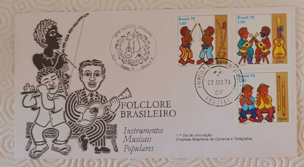 FDC Músicos Folclore Brasileiro 1978