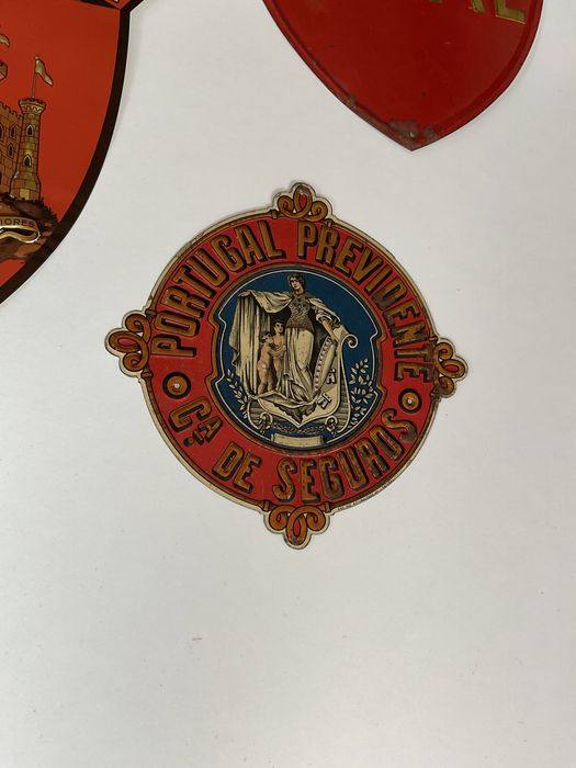 Placa chapa seguros Fogo/Incêndio