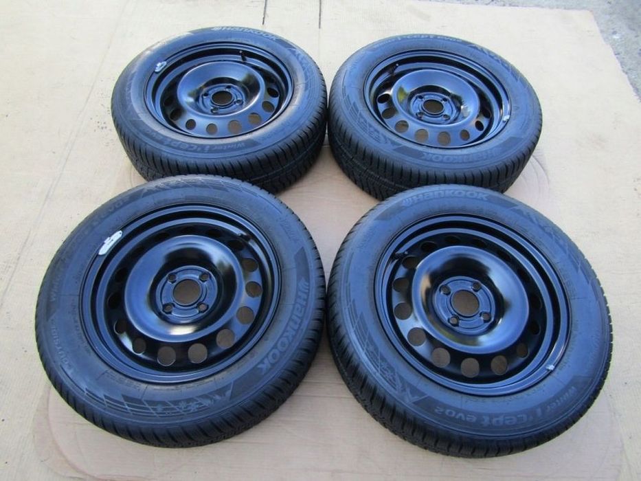 4x felgi koła 16 ford B-MAX Fiesta MK7 MK8 EcoSport + Opony 205/60 16 Zimowe + czujniki TPMS