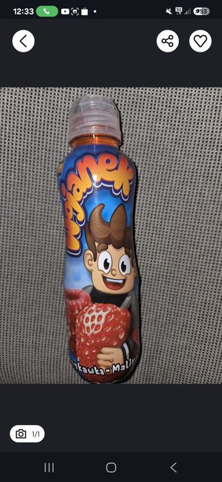 Napój Wojanek truskawkowo malinowy 500 ml