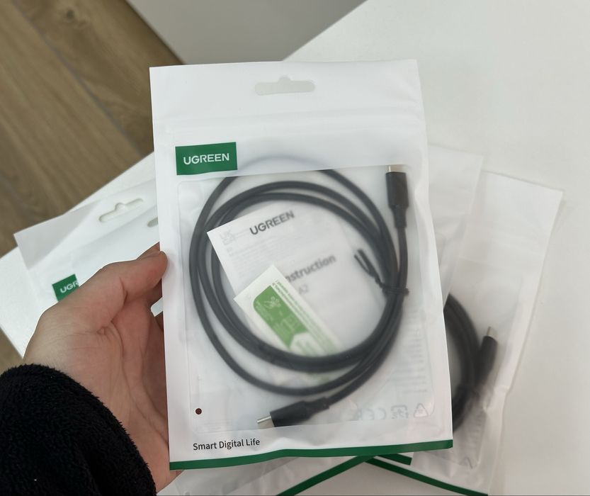 Кабель UGREEN Type-C to Type-C 2.0 Black