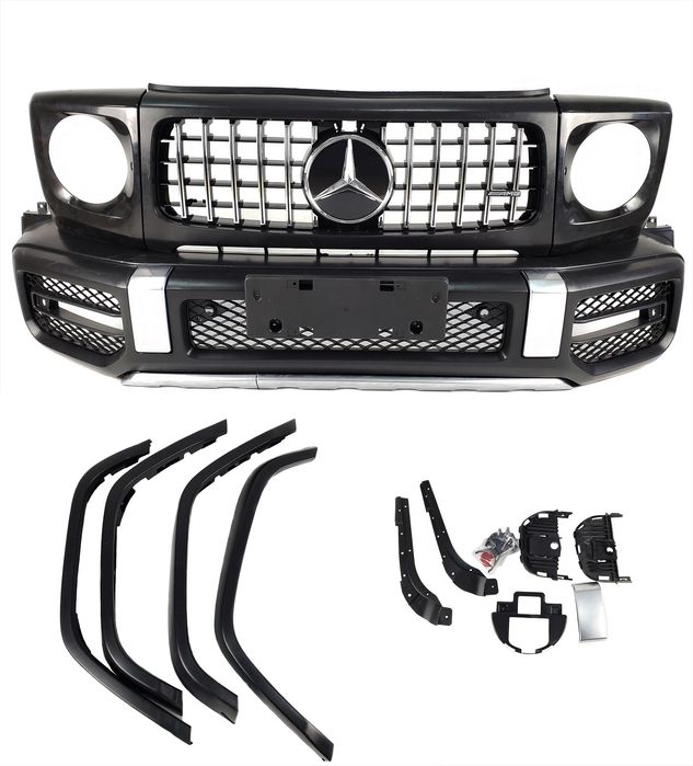 Комплект рестайлинга бампер арки mercedes g-class w463 в463 гелик