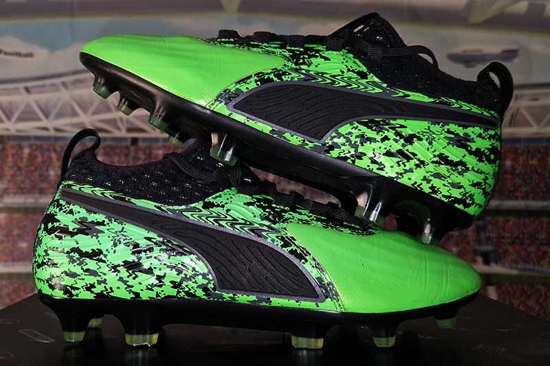 Puma One 19.2 FG-AG green-green piłkarskie korki - lanki size: 39