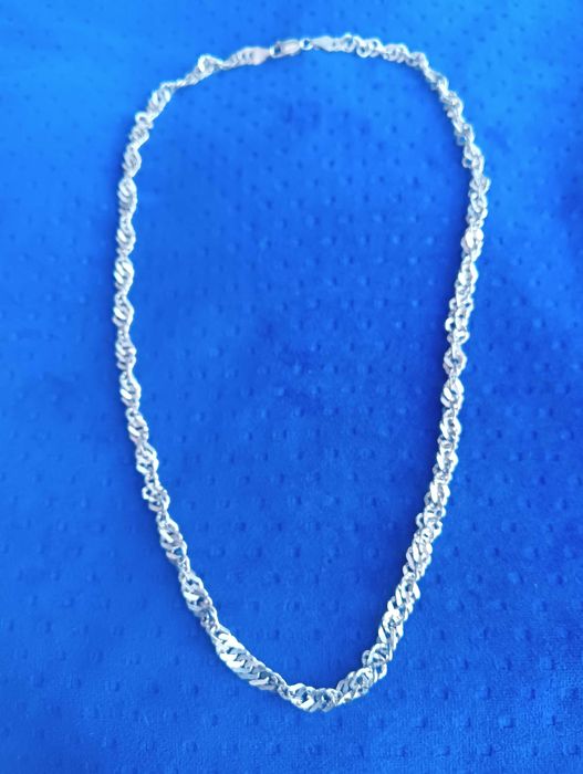 Łańcuszek srebrny używany gruby 27 gram