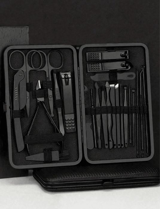 Conjunto de Reparo para os Pes e Cortador de Unhas - Kit Completo 24PC