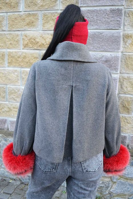 Роскошное шерстяное полу - пальто пиджак жакет куртка  Max Mara