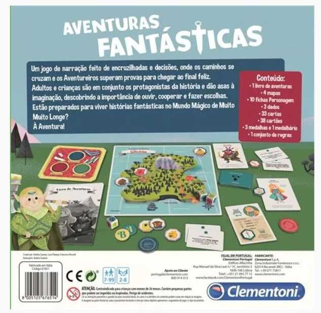 Jogo Aventuras Fantásticas - Clementoni