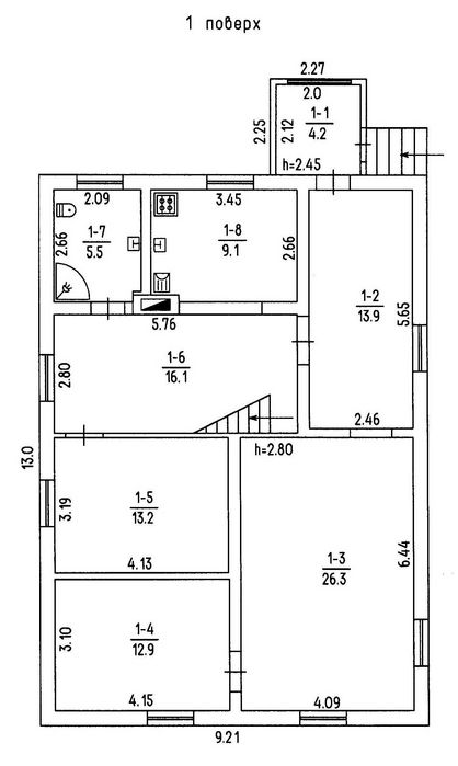 Будинок біля озера, с. Слобода Черкаського району