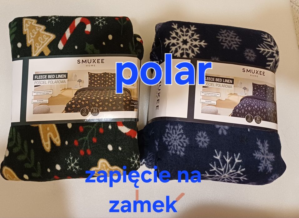 Pościel polarowa nowa 160x200 Smukee