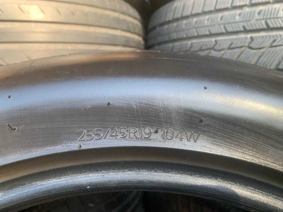 Резина 4 шт. б/у Hankook Ventus S1 evo3 255 45 r19 104W 4.7 mm колеса шини літні вживане