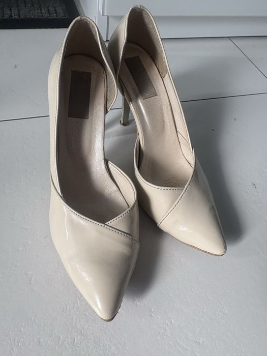 Buciki lakierowane damski 38- 24,5 cm