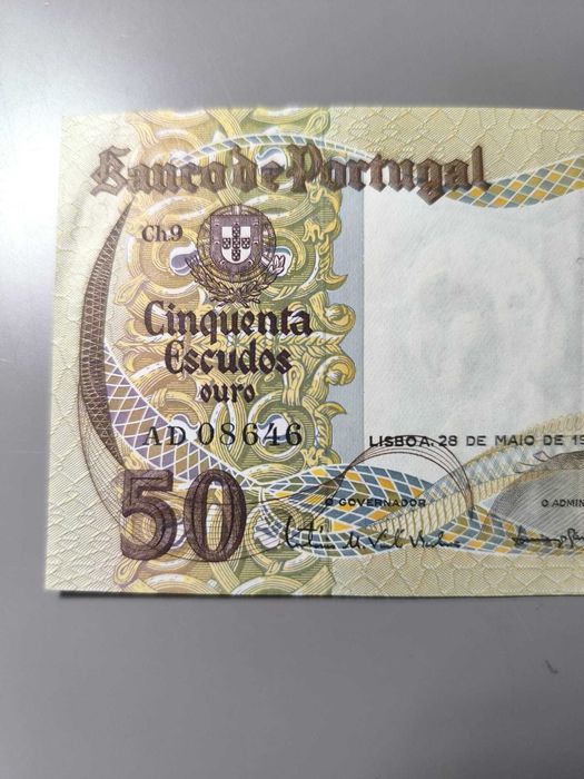 Nota de Banco 50 Escudos – Infanta D. Maria | 1968