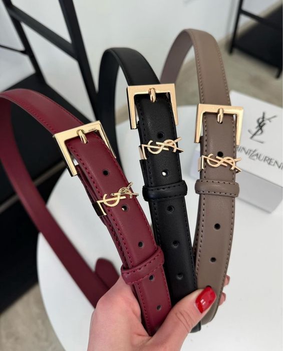 Ремень женский кожаный / ремінь пояс жіночий шкіряний (sl86)