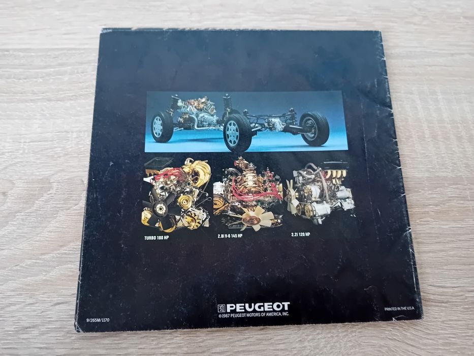 Katalog prospekt Peugeot  505