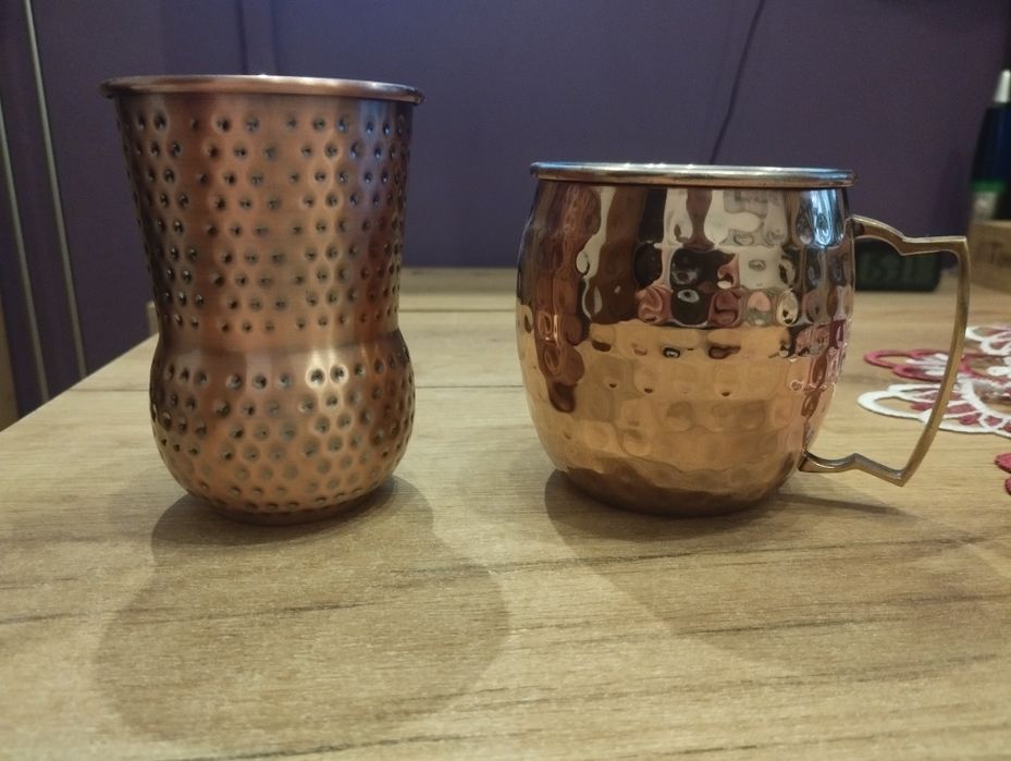 Kubki miedziane moscow mule akcesoria barmańskie