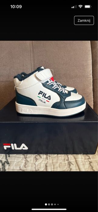 Buty ocieplane chłopięce Fila 25 Nowe