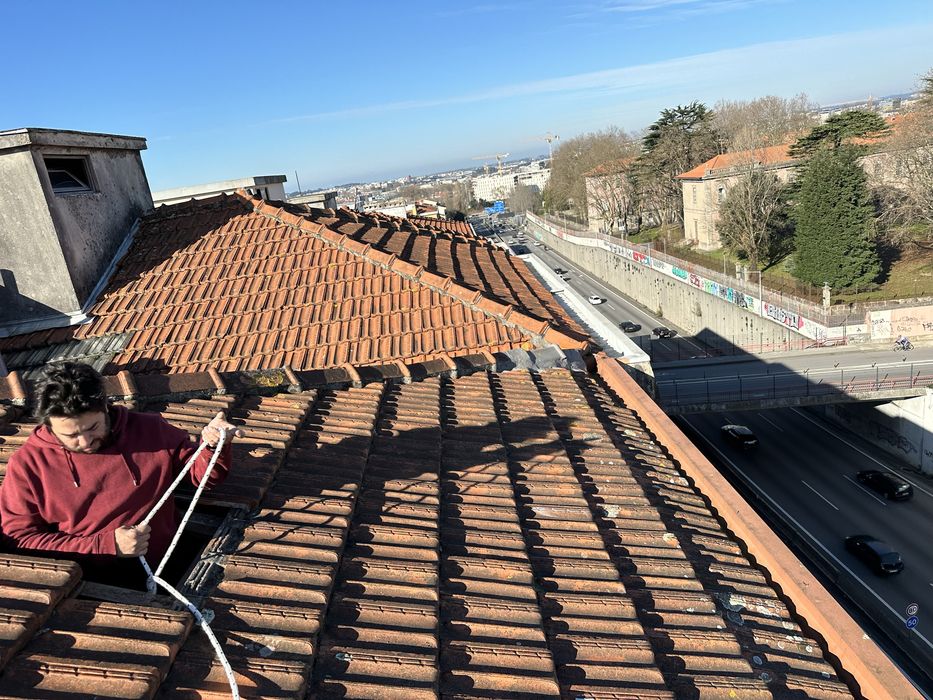 Telhado infiltracão