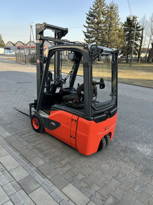 Linde E16 -02 z 2018r, 1800godz. elektrycxny wózek widłowy