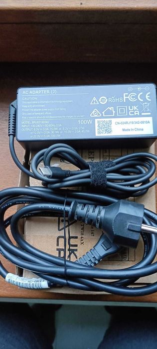 Zasilacz Laptopa USB-C 100W 5v 3A, 12V 3A, 20V 3A