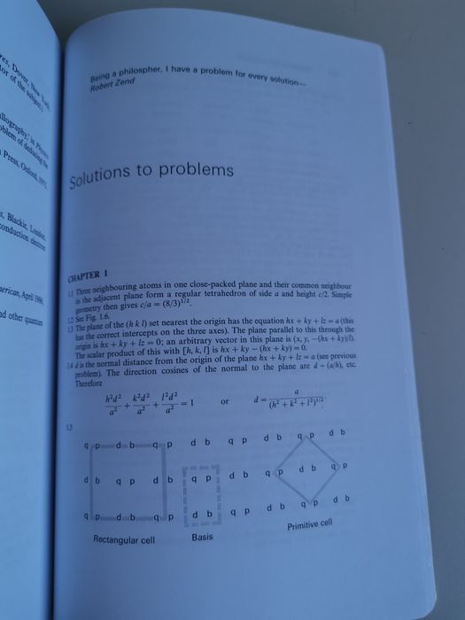 Solid state physics Hook Hall