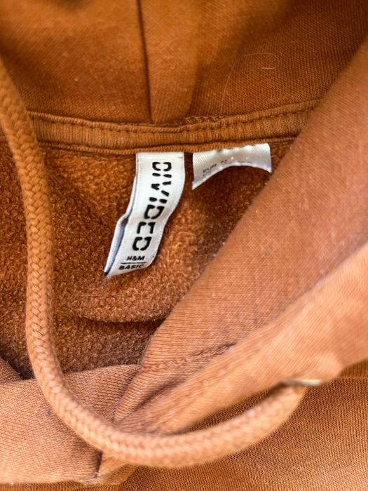 Bluza z kapturem rdzawobrązowa M 38 H&M