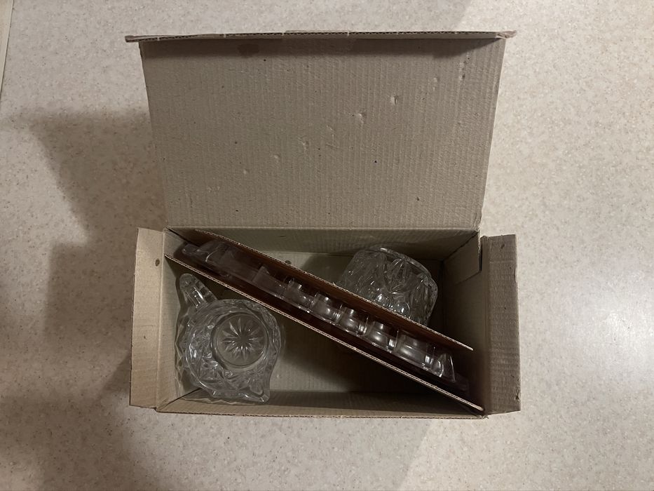 Продам кришталевий набір із трьох предметів