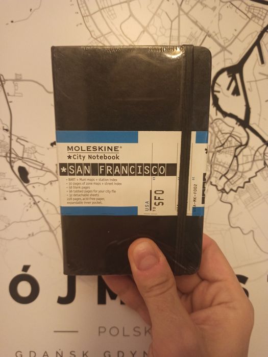 SAN FRANCISCO. Unikatowy notatnik Moleskine z serii "City Notebook"