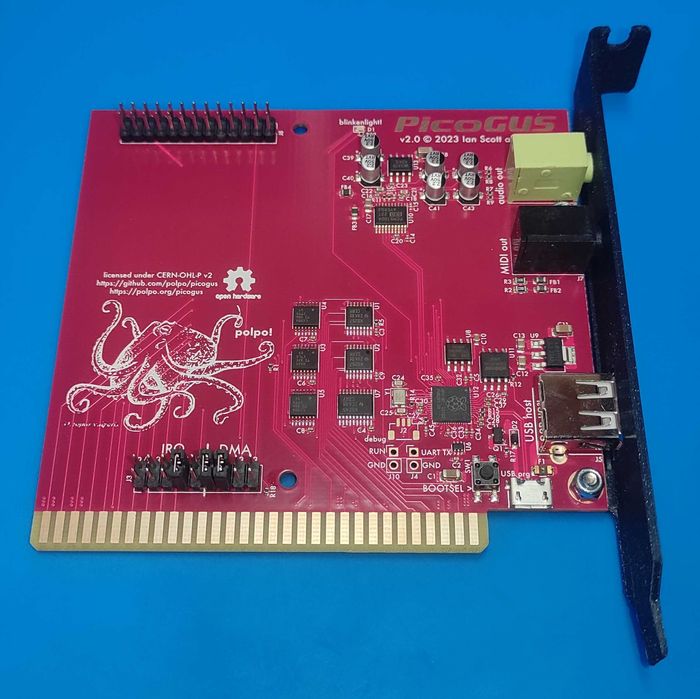 PicoGUS Gravis UltraSound Creative Sound Blaster Game Blaster Tandy