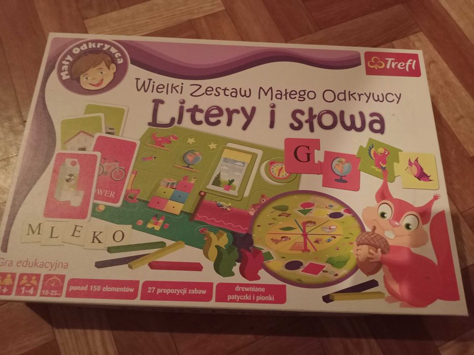 Trefl Wielki Zestaw Małego Odkrywcy Litery I Słowa