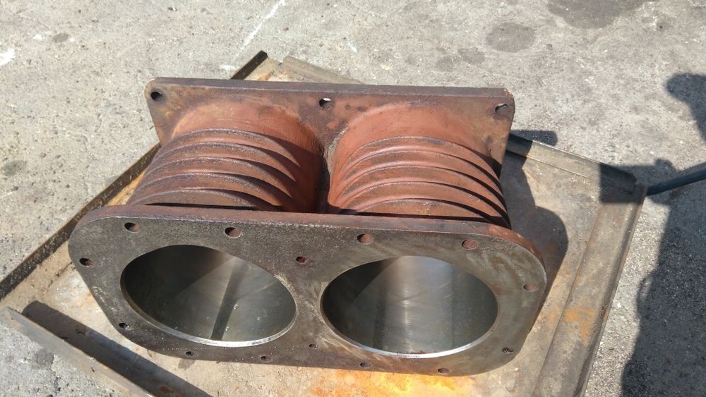 Блок цилиндров 1 ступени компрессора 4ВУ1-5/9 06-10, к5а.01.04.001