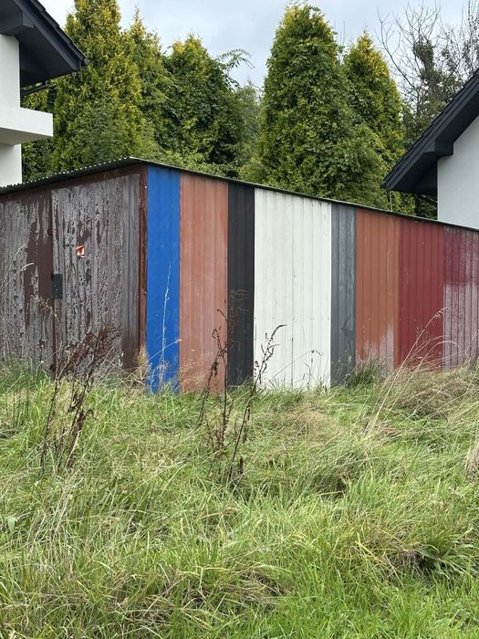 Garaż blaszany budowlany