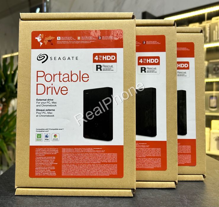 Жорсткий диск Seagate Portable Drive 4TB