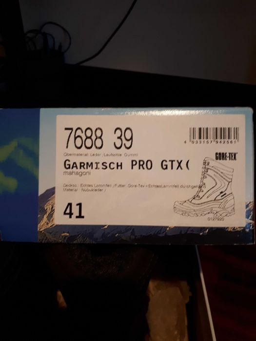 Buty Meindl Garmisch Pro GTX Mahogany rozm 41 jak 39 wkładka 25,5 cm