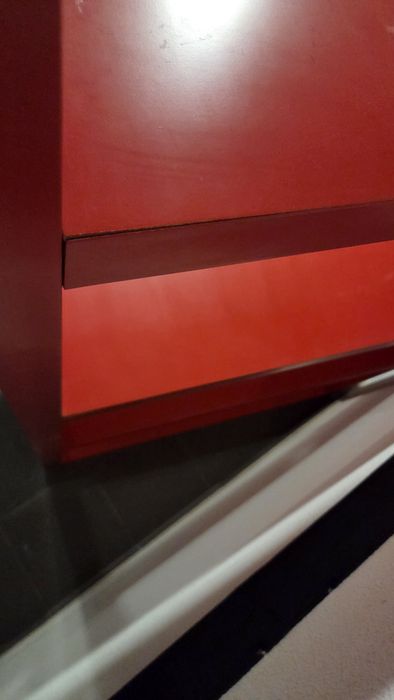 Estante ikea vermelha
