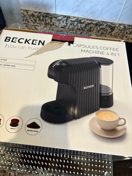 Máquina de Café Becken 4 em 1 – Cápsulas – Como Nova