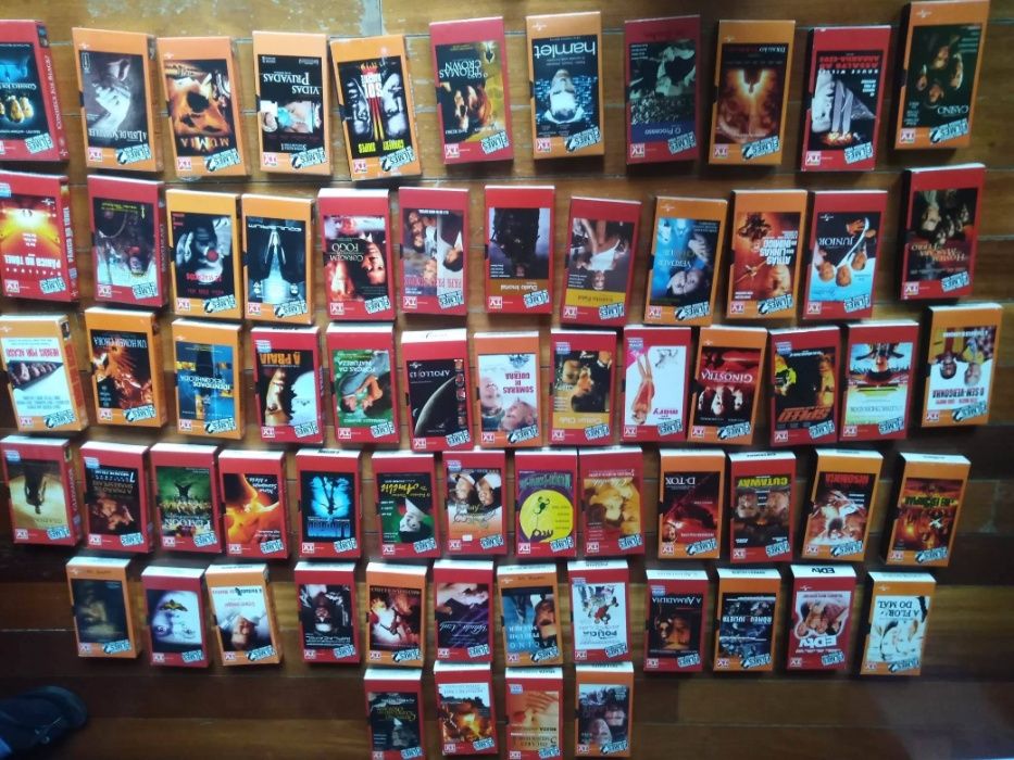 Filmes VHS da coleção TV Guia Tele Cine