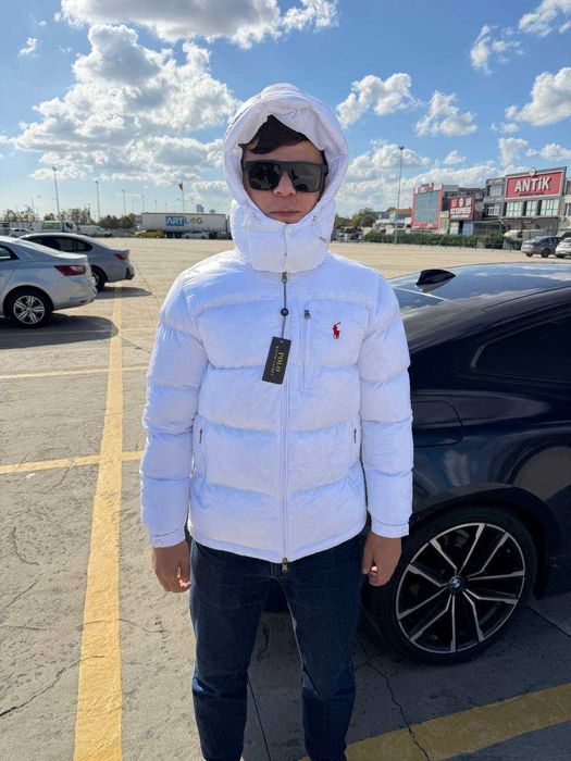 Пуховик Polo білий