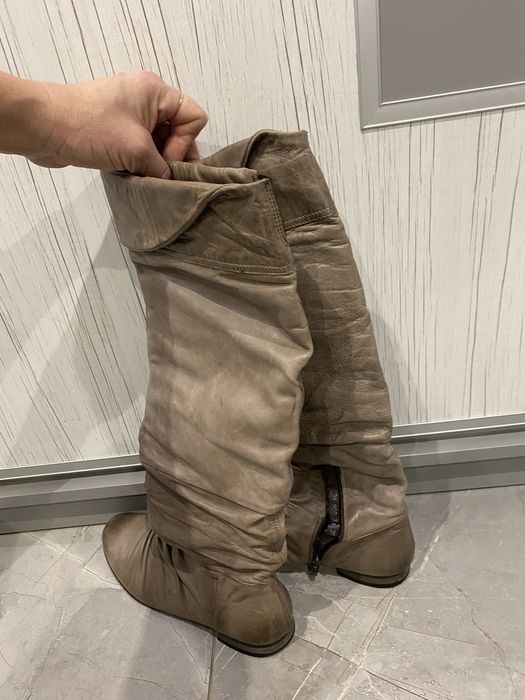 Buty dlugie skorzane