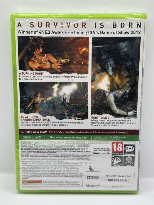 [ENG] Unikat Nowa - Promo Disc Tomb Raider Promotional Copy Xbox 360