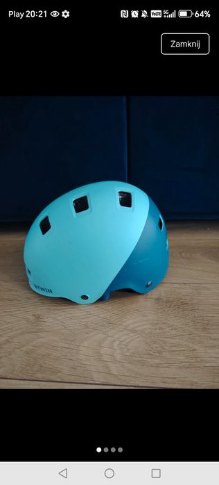 Kask Btwin orzeszek.
